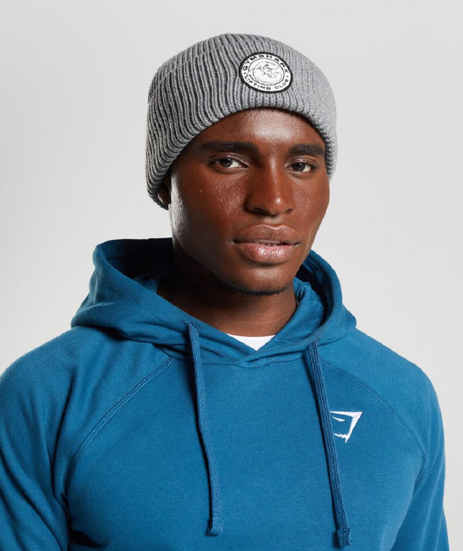 Gymshark Legacy Deep Cuff Beanie Accessories Šeširi Svijetlo Sive | HR 2084ZUT